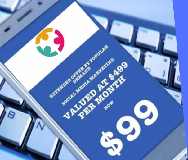 social media offer for $99 per month 