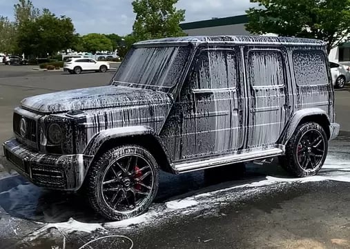 Mobile car detailing professional exterior car detailing with ceramic coating