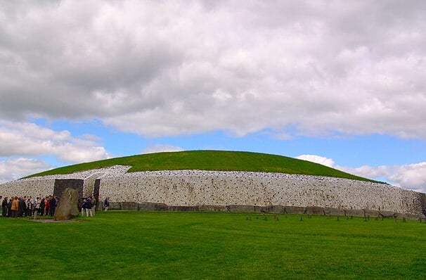 Newgrange in Ireland – prehistoric passage tomb and UNESCO World Heritage Site in County Meath