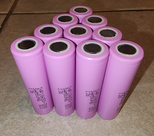 High quality Samsung 18650 rechargeable lithium ion batteries 