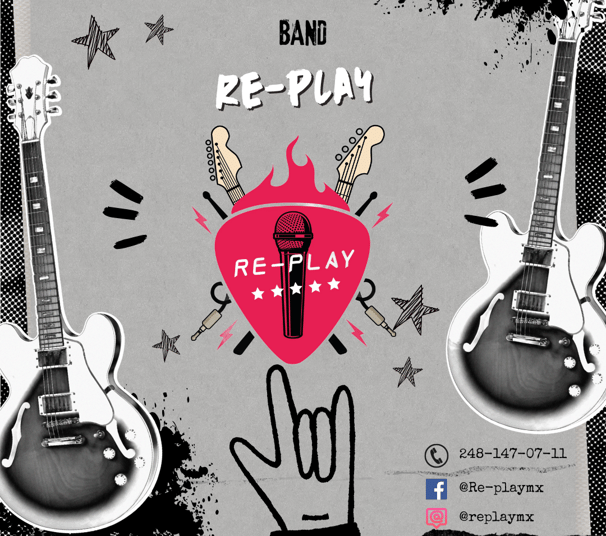Post de instagram Rock Band Re-Play Mx