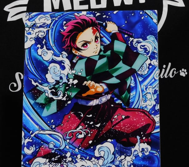 Ceramica con diseño de Kimetsu No Yaiba