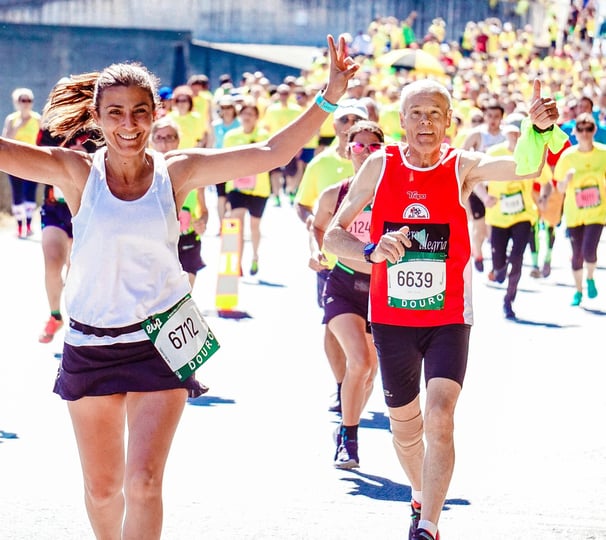 Marathon Zieleinlauf