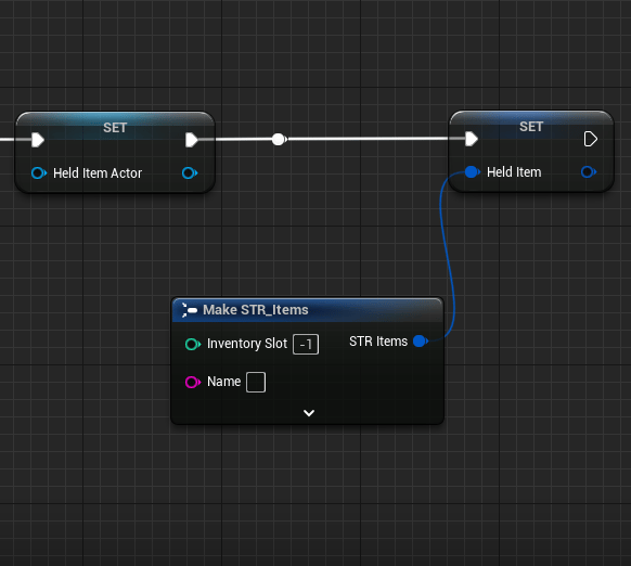 Unreal Engine 5 Blueprint logic for setting a Structure's default values