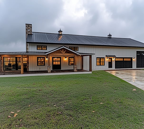 2 Story Barndominium Plan