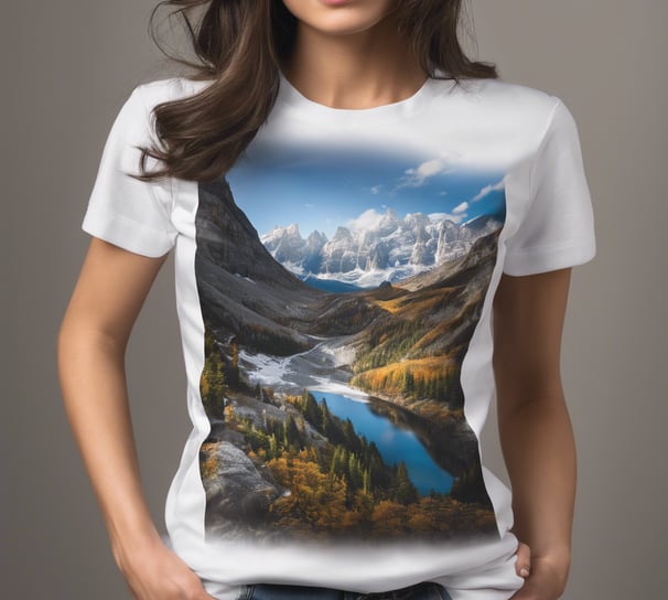 woman in black dress standing on black and white illustration