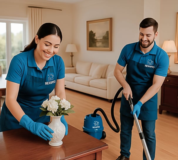 Meet our dedicated cleaning professionals in action.