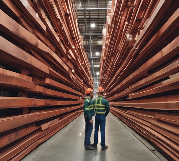 a large amount of wood pallets are stacked up in rows