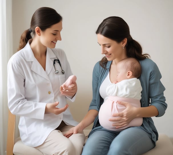 A healthcare worker wearing blue gloves is administering a vaccine to an elderly man. The scene focuses on the arm of the person receiving the injection and the hands of the healthcare worker handling the syringe.