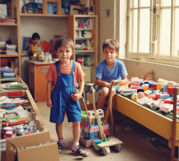 Two people are smiling and posing together outdoors, wearing matching bright pink shirts and accessories, possibly participating in a charity event or walk. Both individuals appear happy and relaxed, and there are other participants and banners in the background, suggesting a lively and supportive atmosphere.