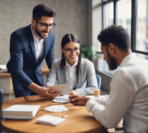 A web page from Razorpay displaying marketing content about financial services. The page includes a 3D illustration of a cube surrounded by floating labels with financial terms like 'Virtual Account' and 'Vendor Payouts'. The text encourages business growth through automated financial solutions. Navigation links for various services are visible at the top.