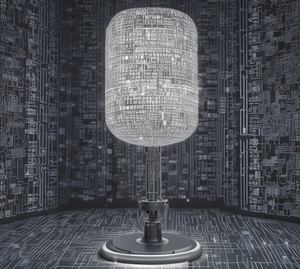 a glowing light bulb in a dark room