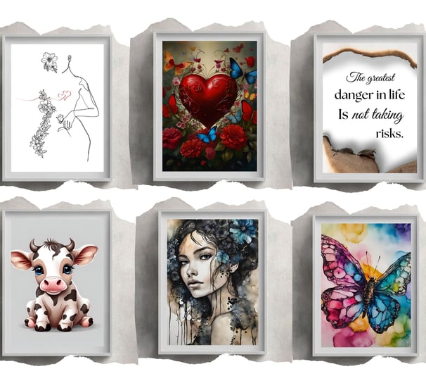 Wall art collections. Digital download printables