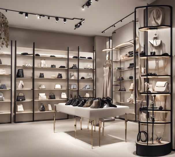 accessories and complements shelf