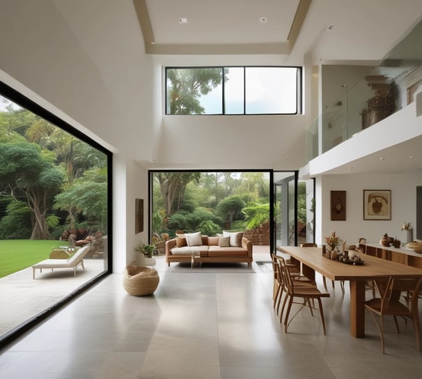 a tall building with lots of windows on top of it