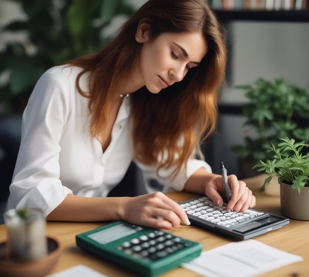A two-story commercial building with a gray exterior, located beside a street. The storefront is protected with a chain-link fence, behind which various tools and equipment like ladders, bicycles, and lawnmowers are displayed. A person is standing near the entrance. Red signage on the right corner indicates 'Loans' and 'Top Kick.'