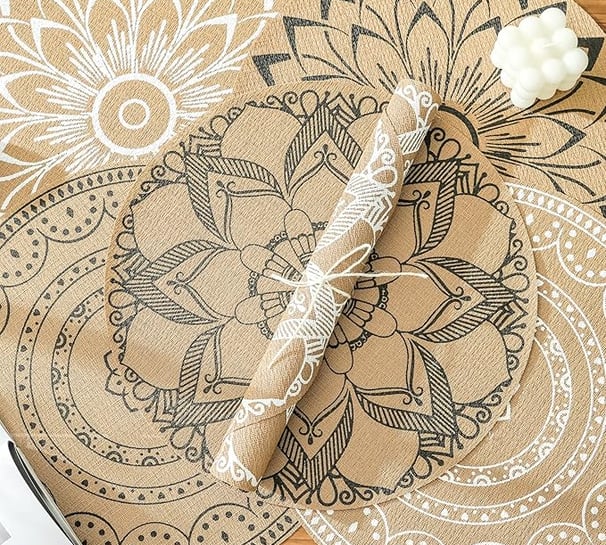 a table with a plate and a knife and a knife