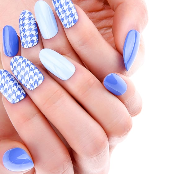 Abstract nail art