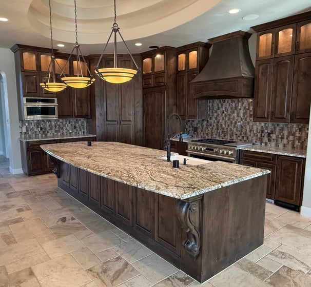 San Antonio Ornate Custom Cabinets