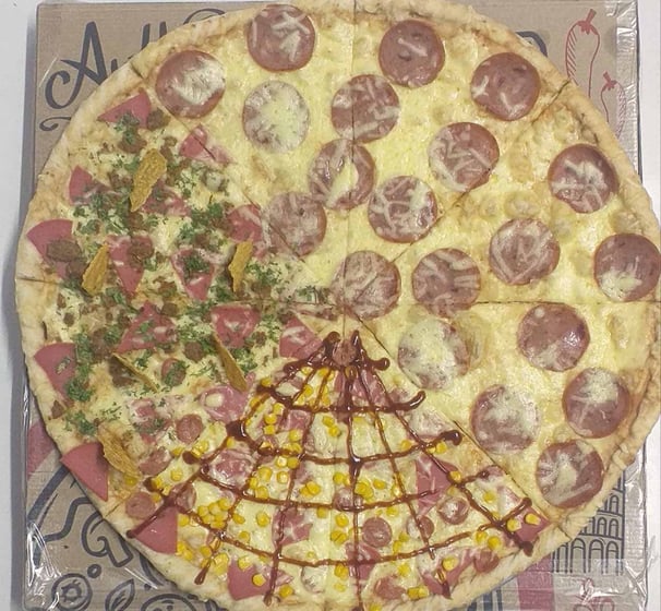 Pizza mixta en Delipizza