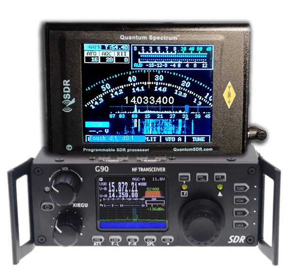 Quantum Spectrum as Pan Adapter on Xiegu G90