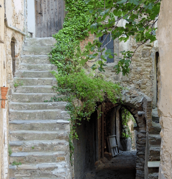 An old house in Bussana Vecchia
