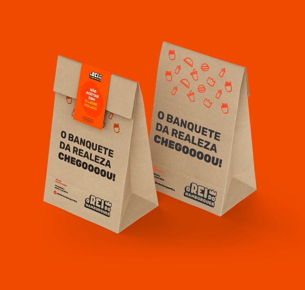 logo I Identidade Visual I o Rei Do Hamburguer