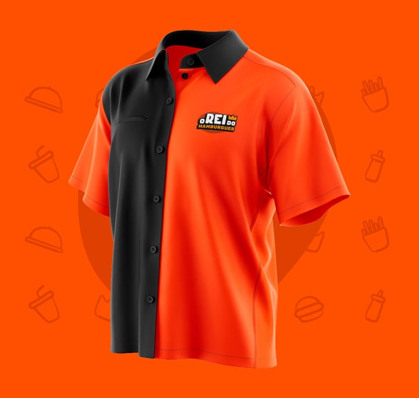 logo I Identidade Visual I o Rei Do Hamburguer