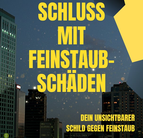 Schluss mit Feinstaub-Schäden. Abhilfe