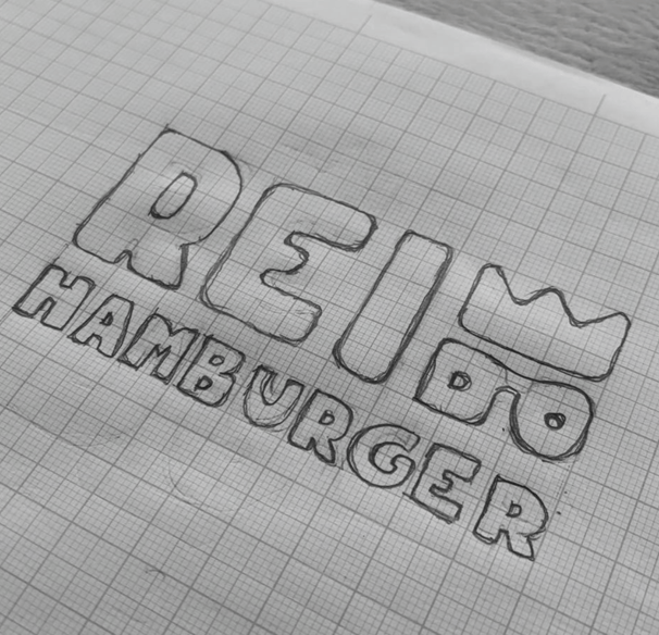 logo I Identidade Visual I o Rei Do Hamburguer