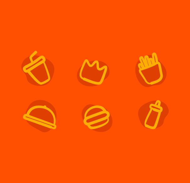 logo I Identidade Visual I o Rei Do Hamburguer