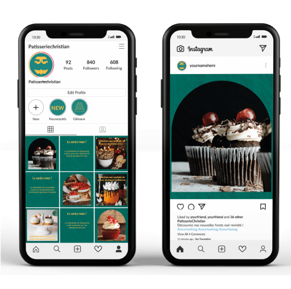 Instagram profile