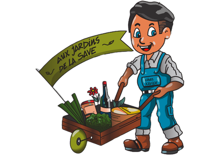 Logo aux jardins de la save