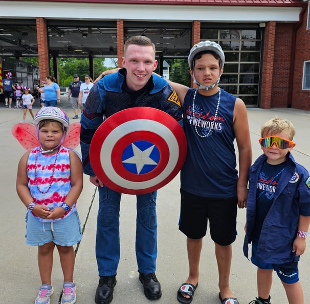 Captain America Sighting at the July 4th Festivities