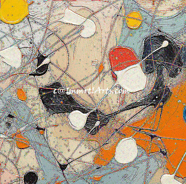 ImmrtlArts : Intricate Palette Ballet abstract painting description