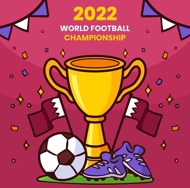 a soccer trophy cup with a soccer ball and a soccer ball