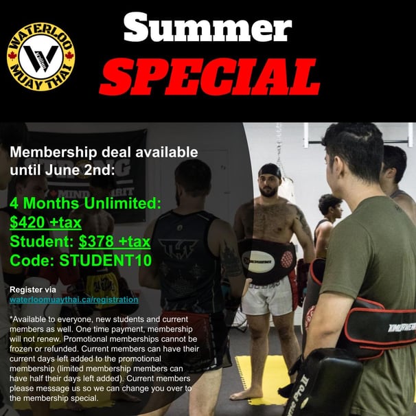 Poster promoting summer promotion
