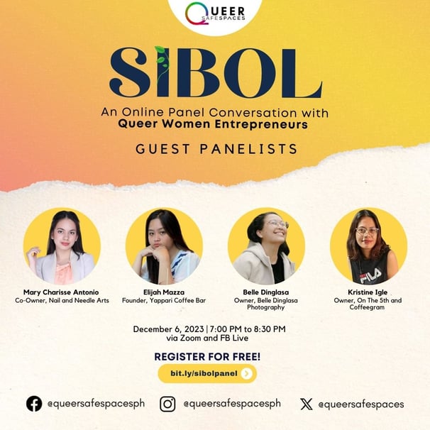 Online panel conversation with queer women entrepreneurs