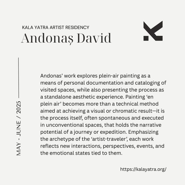 Andonas David_Artist Statement_Resident Artist_Kala Yatra Artist Residency_Nepal_2025