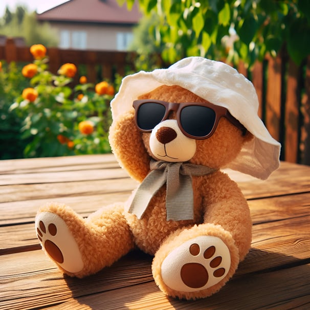 Teddy bear who is hot
