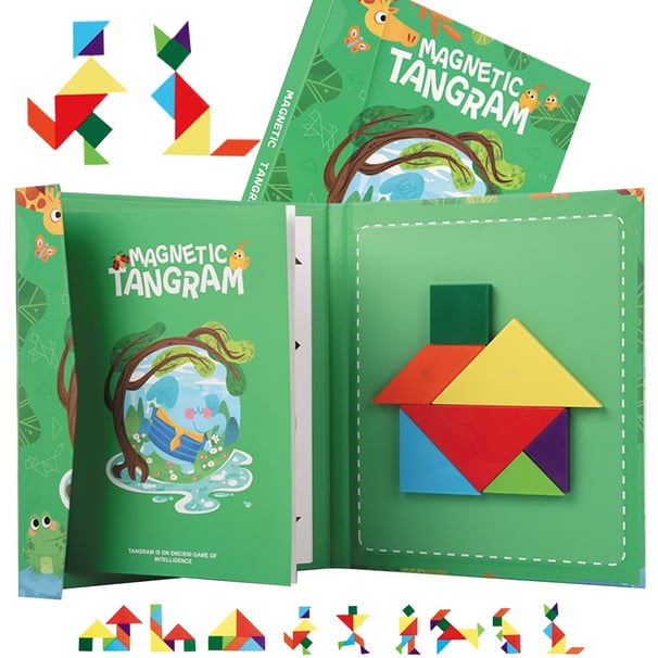 Tangram enfant au format voyage