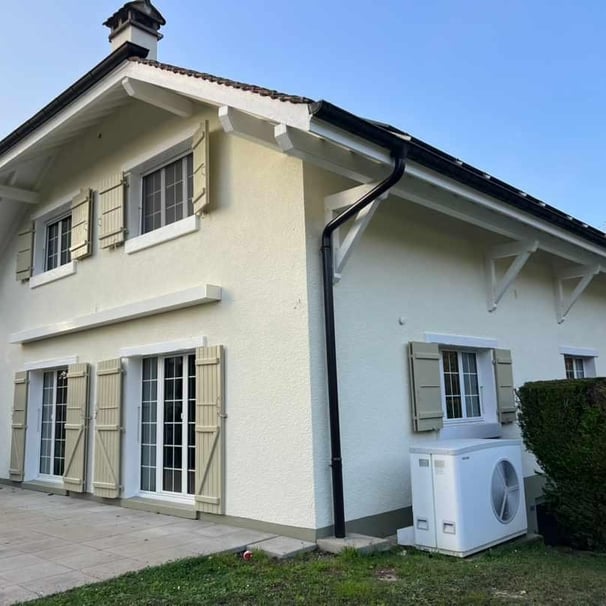 maison blanche et rénové
