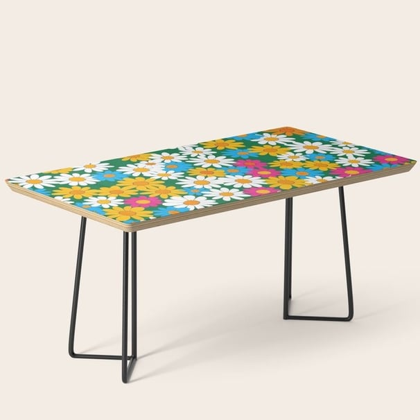 Daisy Delight Coffee Table BY Fresh Wave Lab