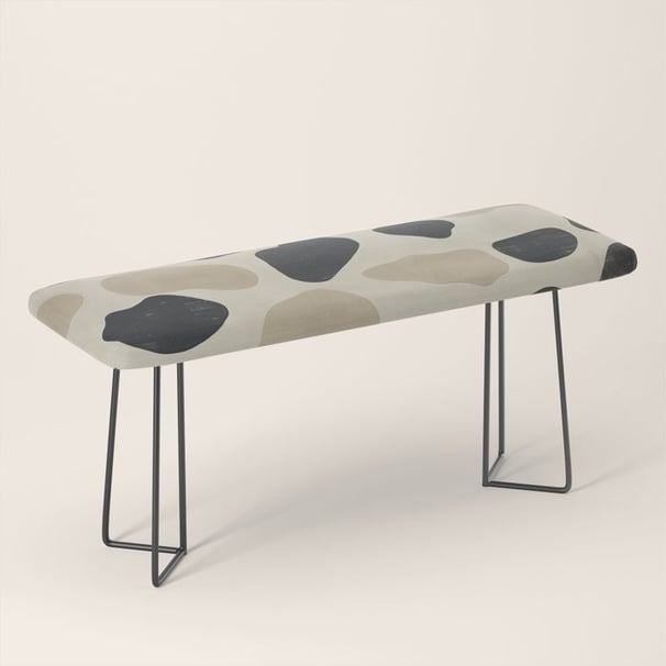 Abstract Cowhide Bench BY Fresh Wave Lab