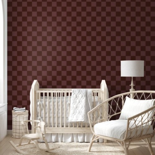 Dark Brown Checkerboard Wallpaper by AmazingStuff01