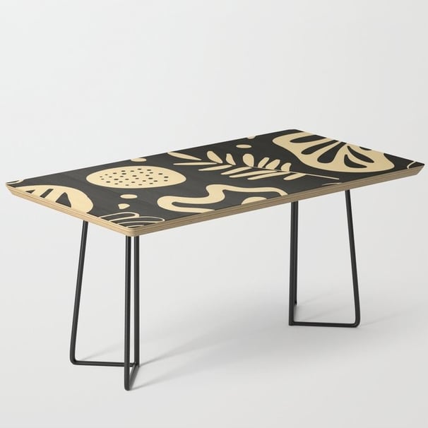 Abstract Organic Pattern Coffee Table BY Fresh Wave Lab