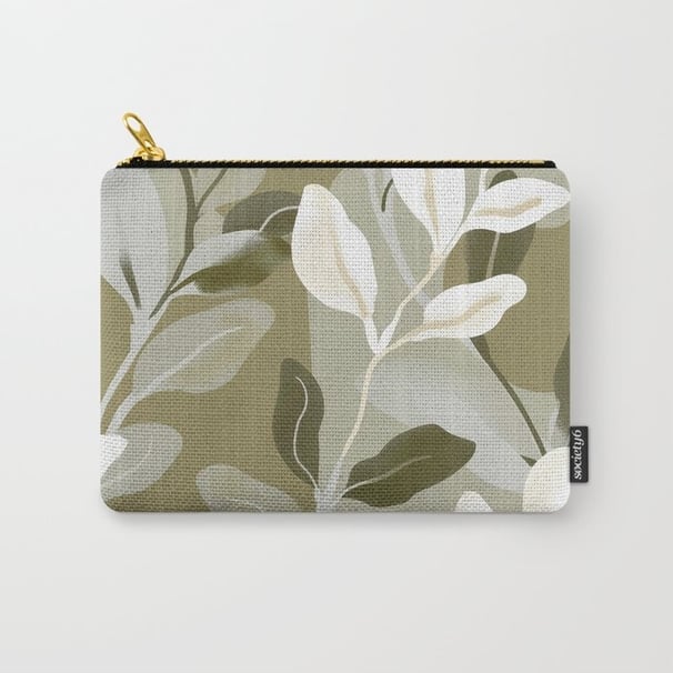 Botanical Branch Pattern Carry-All Pouch BY Fresh Wave Lab