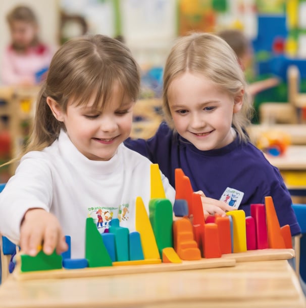 AI generated image of girls at a clinic