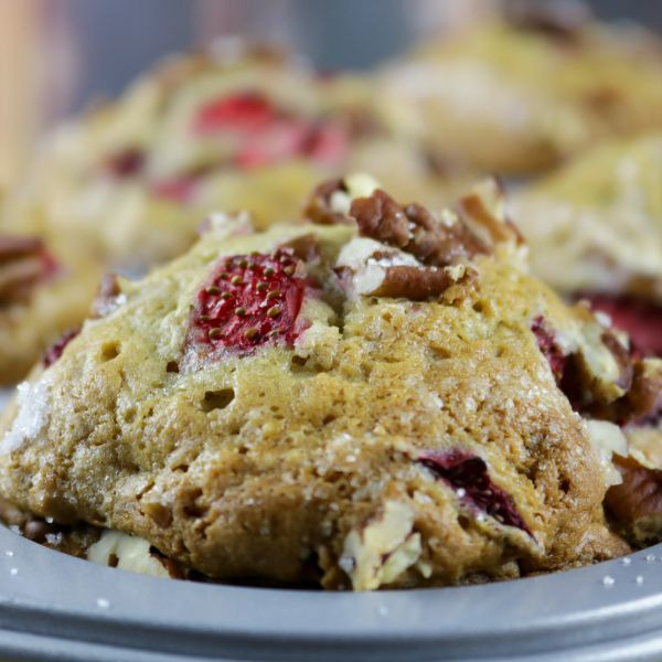 Strawberry Pecan Muffins
