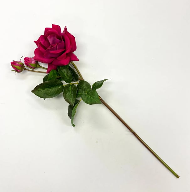 faux pink roses